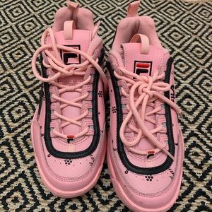 Pink limited edition filas